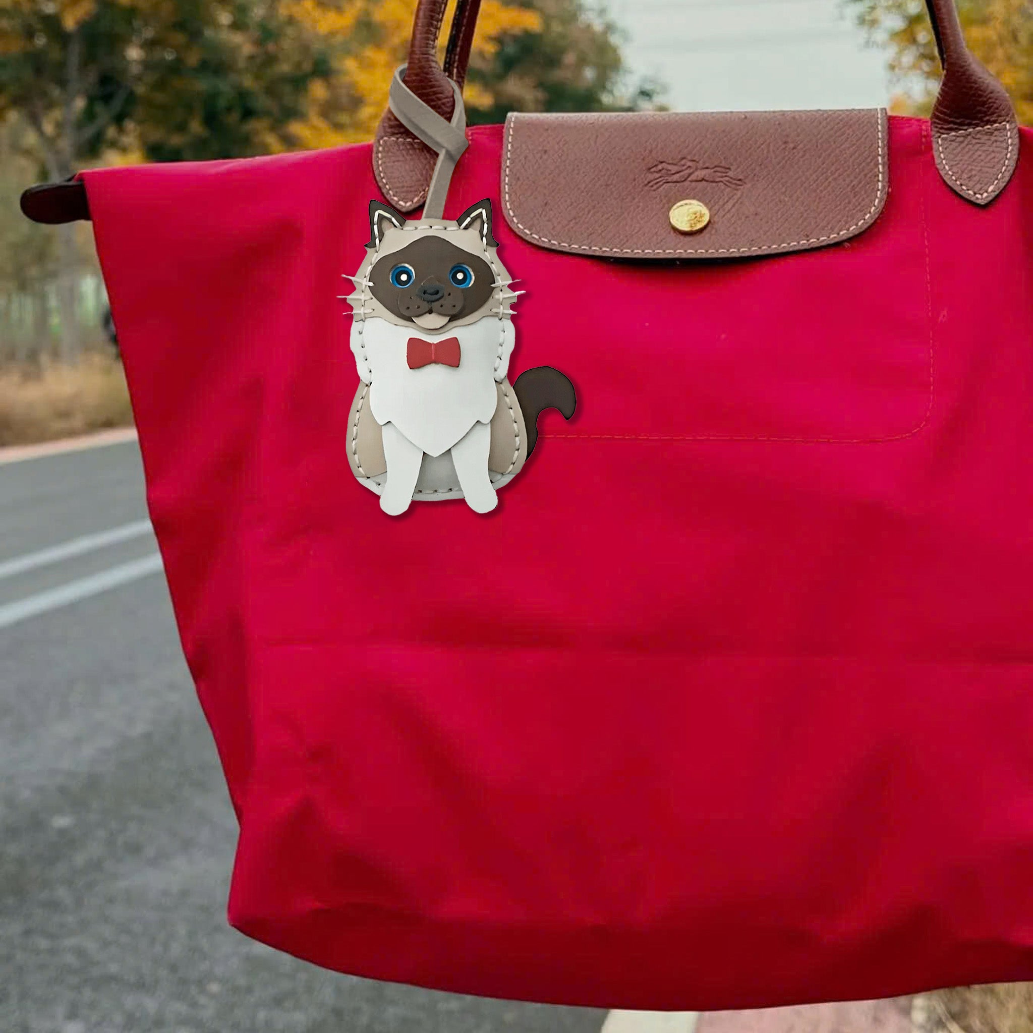 RAGDOLL CAT BAG CHARM