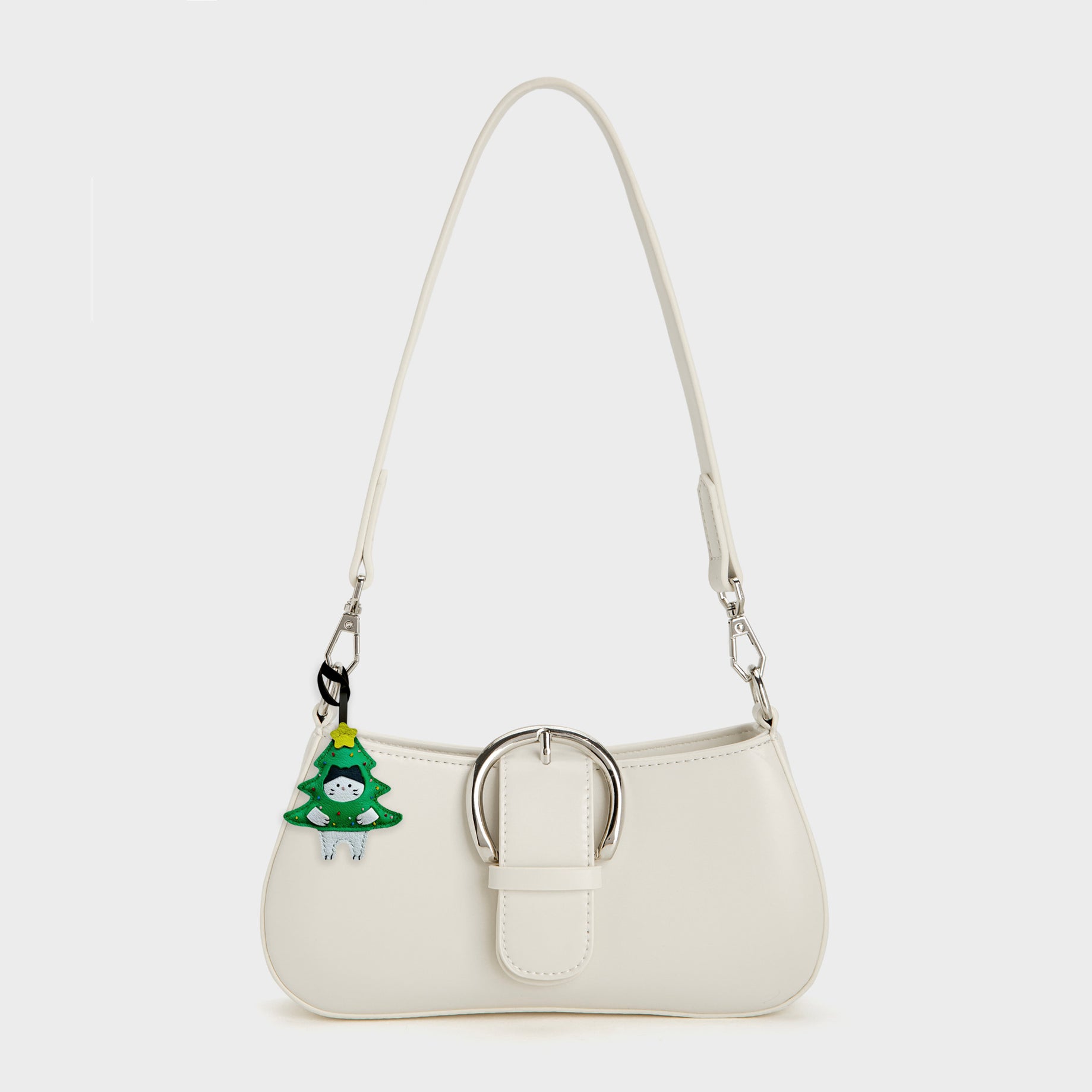 KITTEN IN CHRISTMAS TREE BAG CHARM