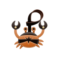 Cancer - Zodiac Horoscope Leather Charm