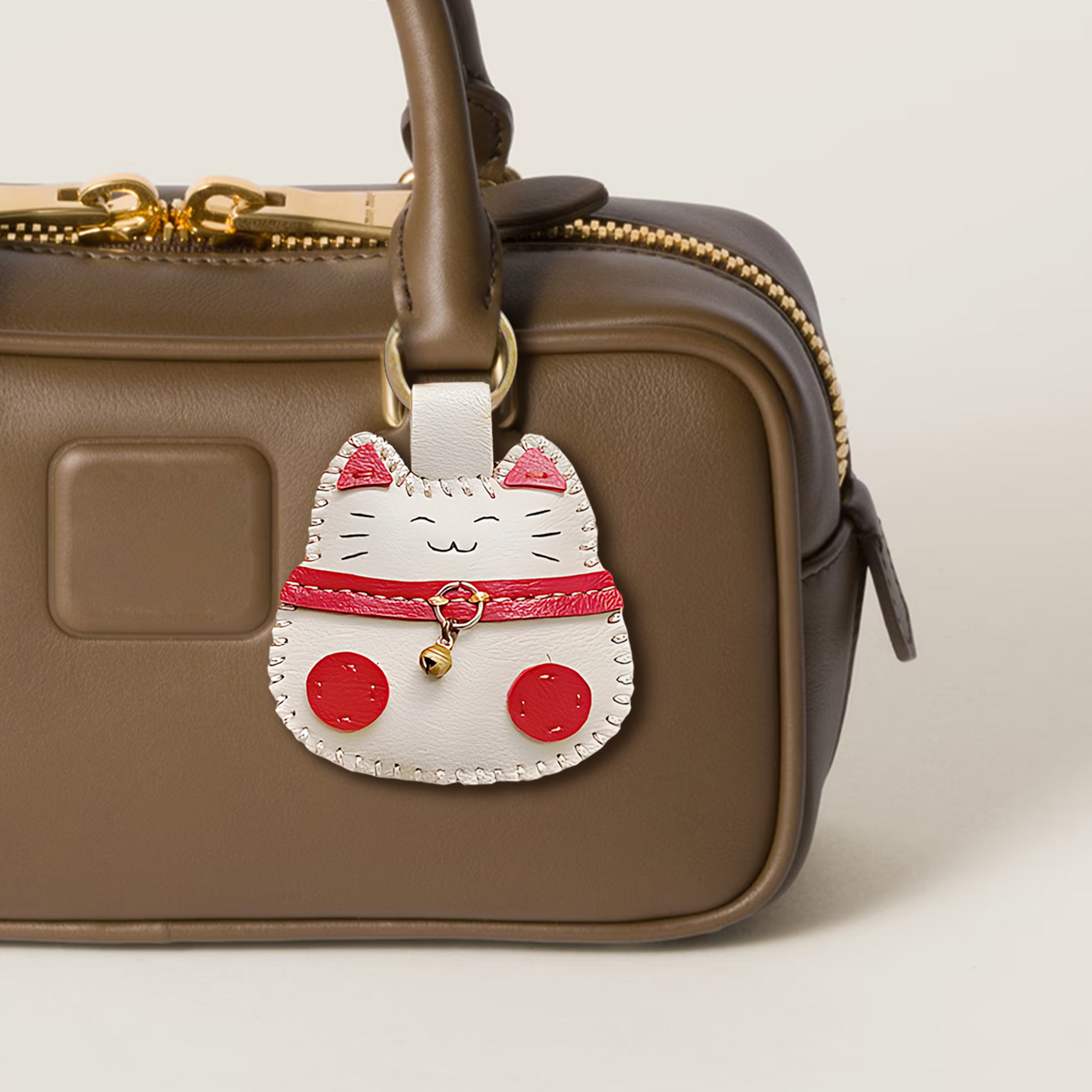 LUCKY CAT BAG CHARM