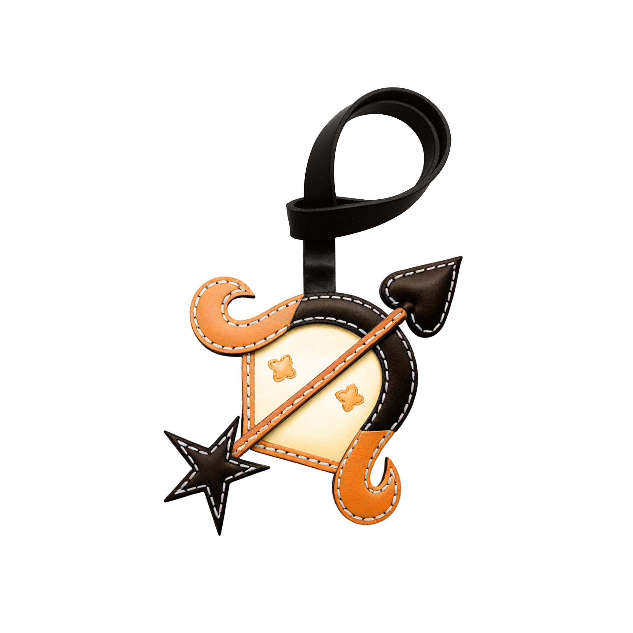 Sagittarius - Zodiac Horoscope Leather Charm