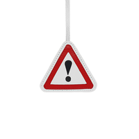 CAUTION BAG CHARM