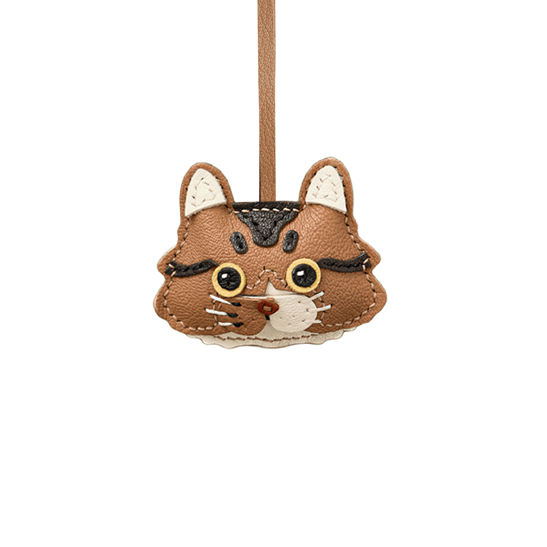 TABBY CAT BAG CHARM