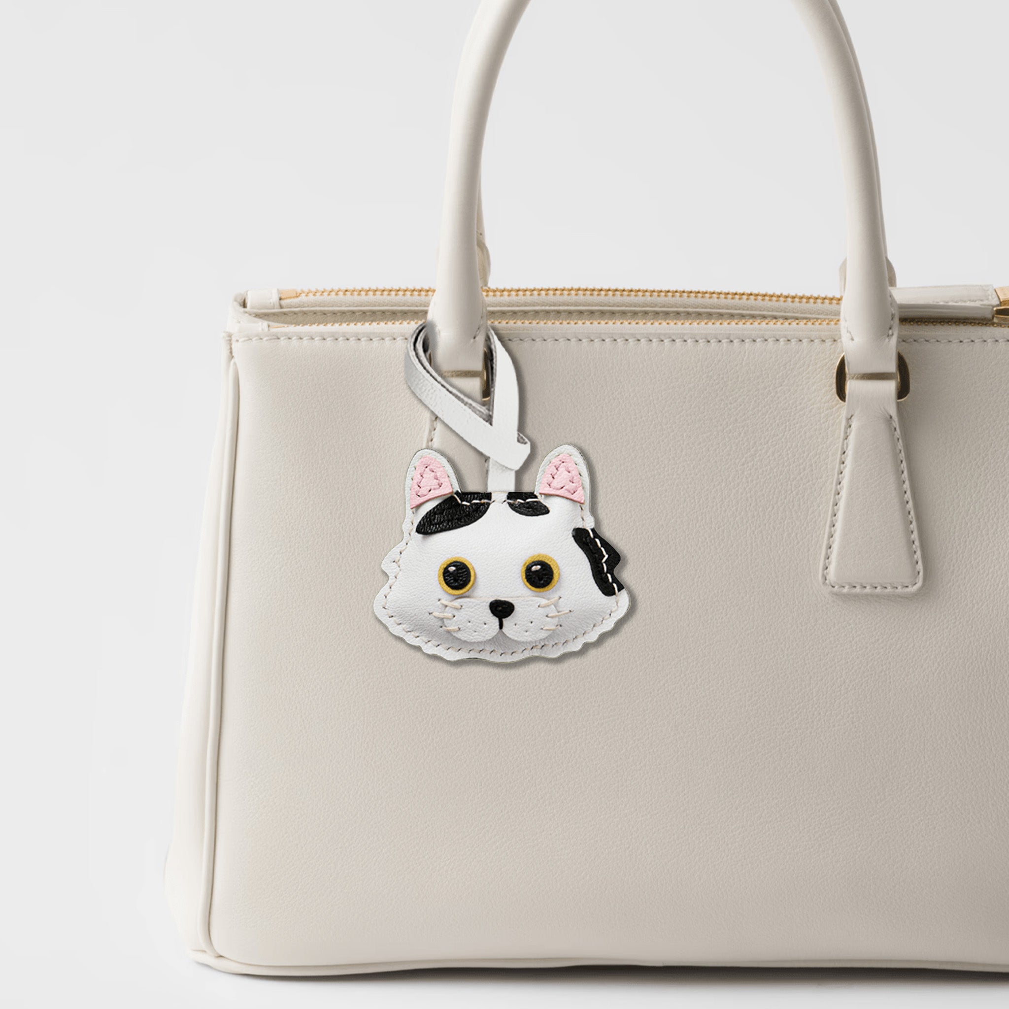 TABBY CAT BAG CHARM