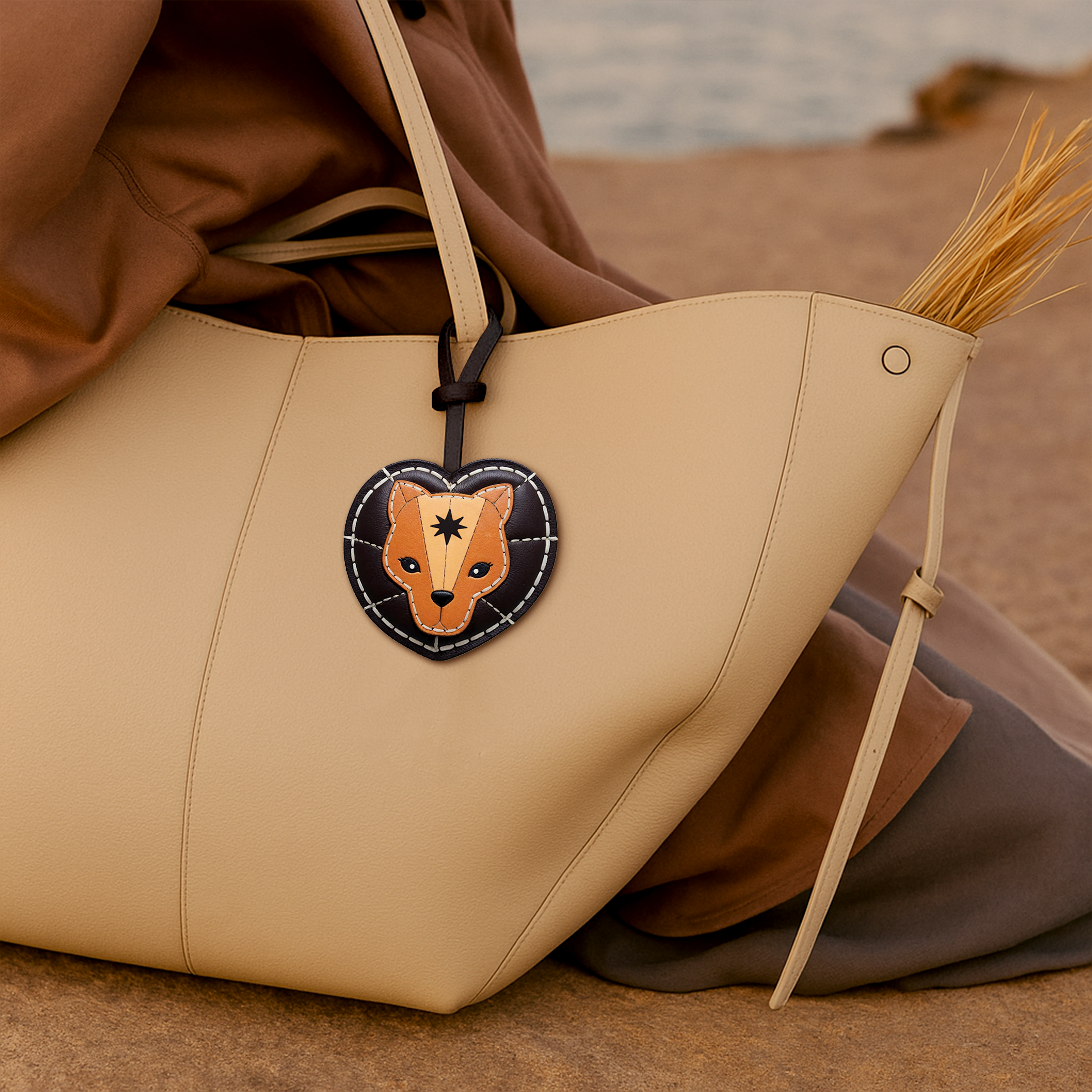Leo - Zodiac Horoscope Leather Charm