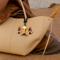 Libra - Zodiac Horoscope Leather Charm
