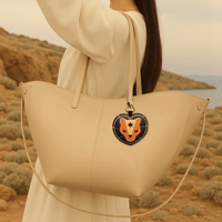Leo - Zodiac Horoscope Leather Charm