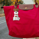 WIRE FOX TERRIER BAG CHARM