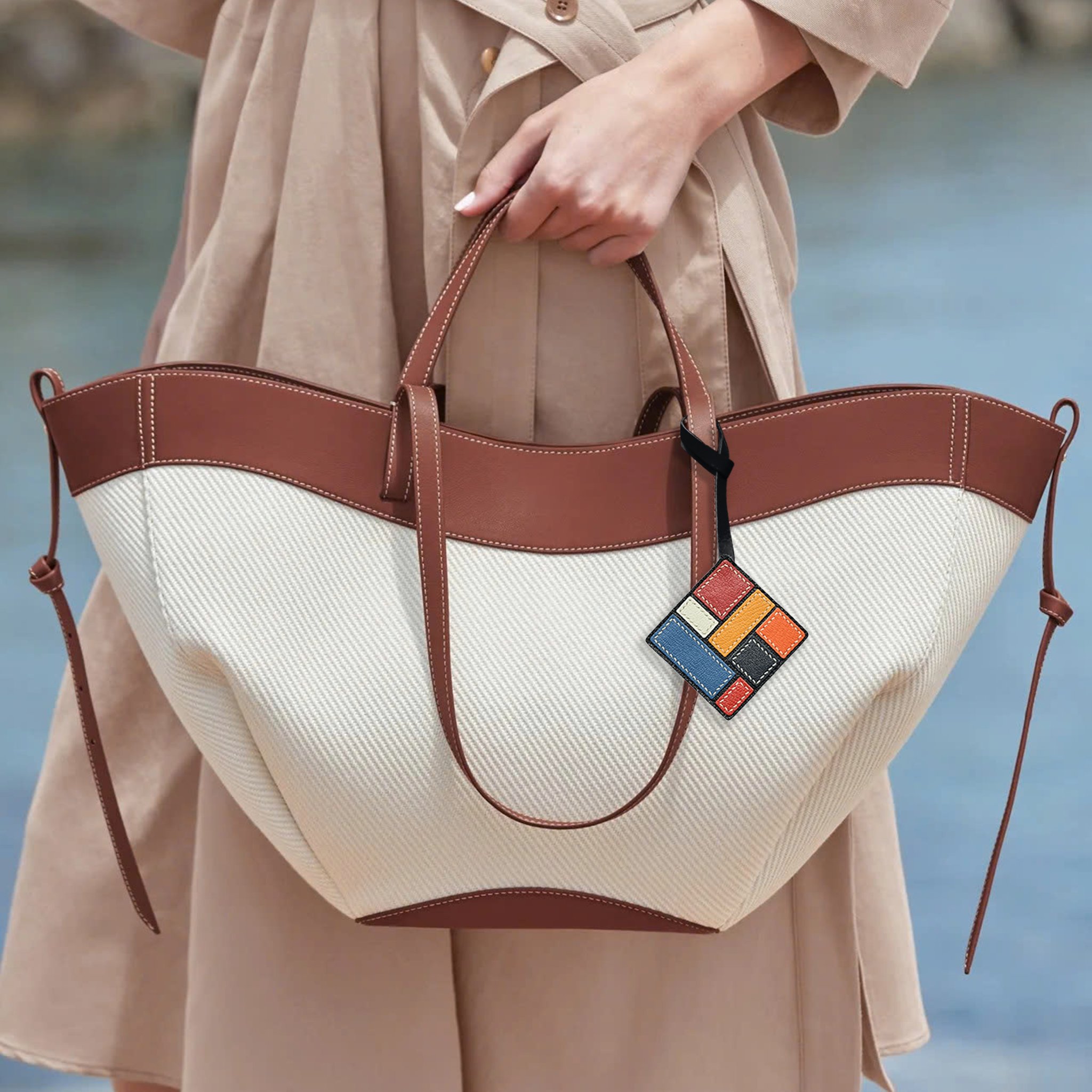 PIET MONDRIAN BAG CHARM