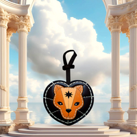 Leo - Zodiac Horoscope Leather Charm