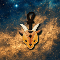 Capricorn - Zodiac Horoscope Leather Charm