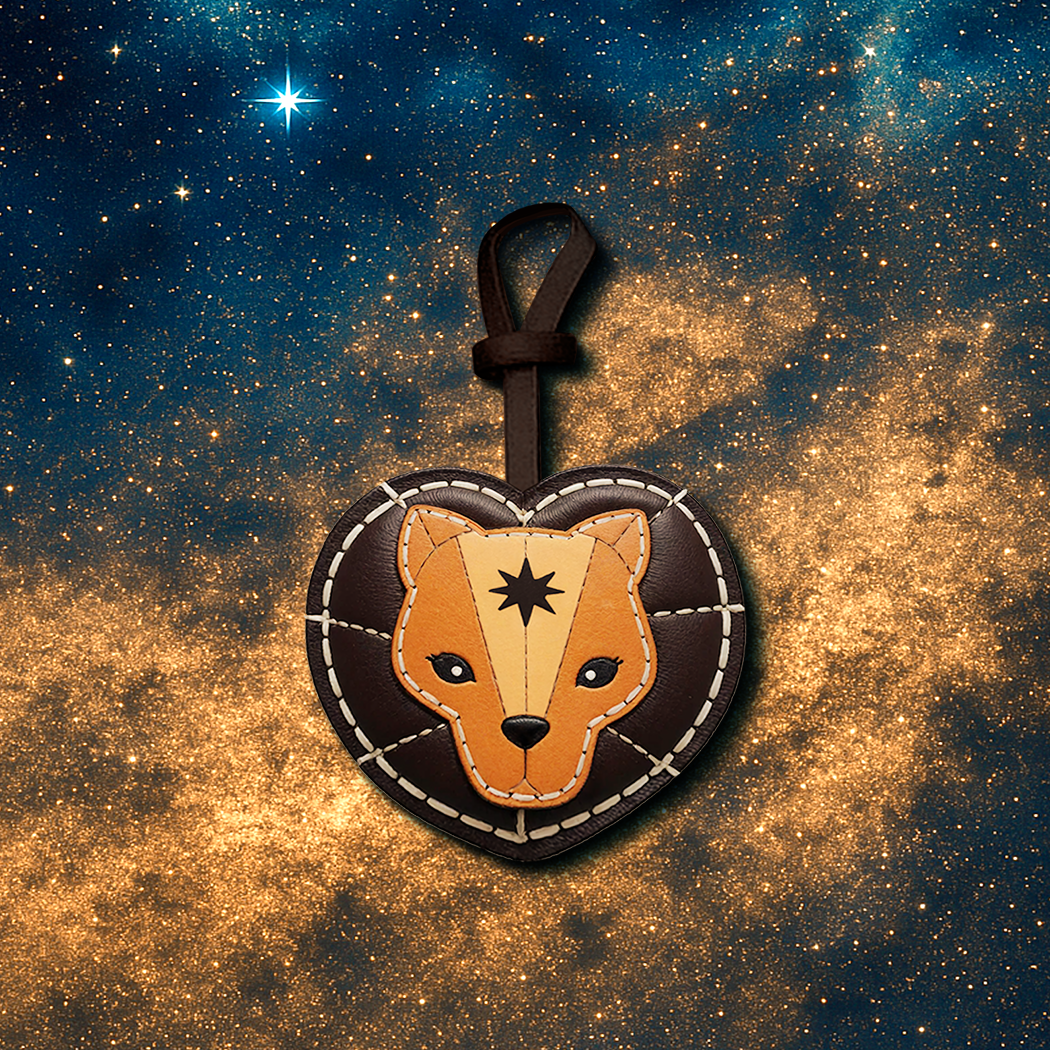 Leo - Zodiac Horoscope Leather Charm
