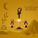 Libra - Zodiac Horoscope Leather Charm