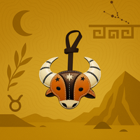 Taurus - Zodiac Horoscope Leather Charm
