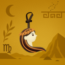 Virgo - Zodiac Horoscope Leather Charm