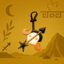 Sagittarius - Zodiac Horoscope Leather Charm