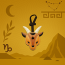 Capricorn - Zodiac Horoscope Leather Charm
