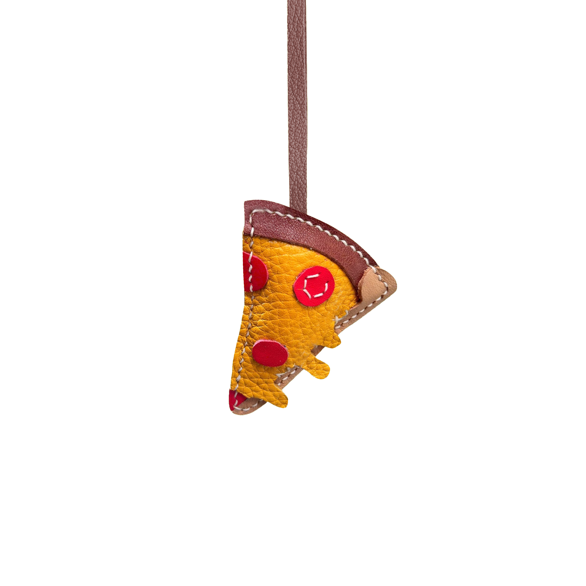 CHEESY PIZZA BAG CHARM