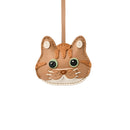 BROWN CAT BAG CHARM