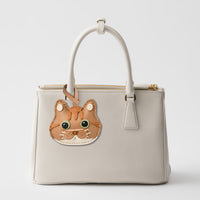 BROWN CAT BAG CHARM