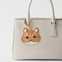 BROWN CAT BAG CHARM