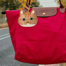 BROWN CAT BAG CHARM