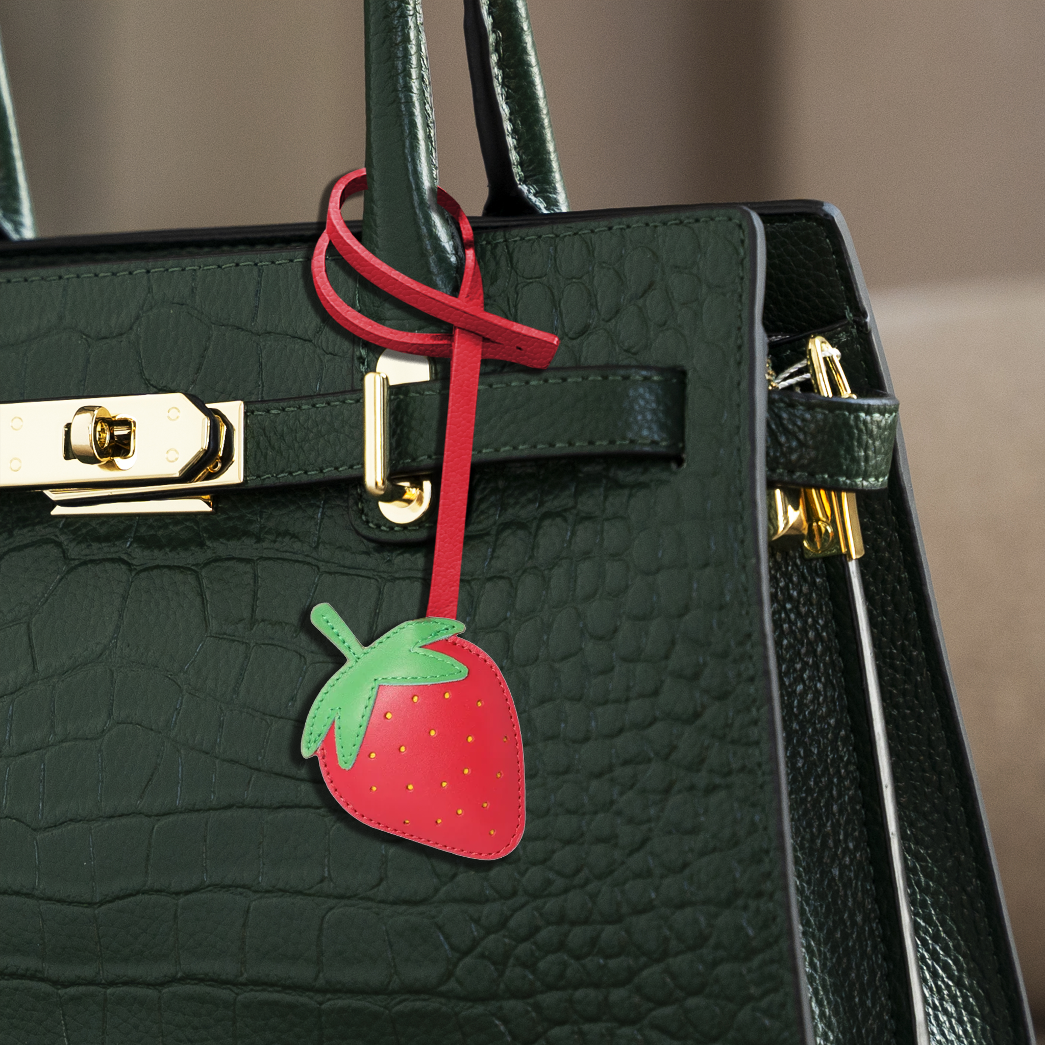 SWEET STRAWBERRY BAG CHARM