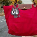 CARTOON BLACK CAT BAG CHARM