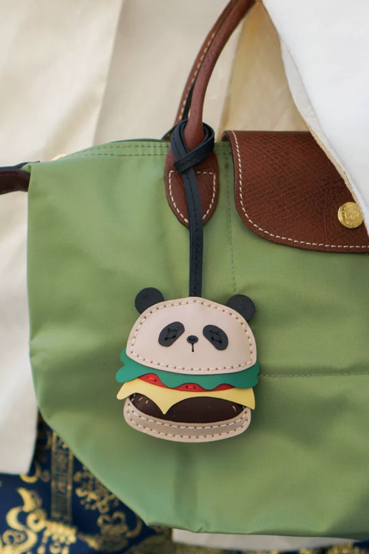 HAMBURGER BAG CHARM