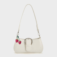TWIN STRAWBERRY BAG CHARM