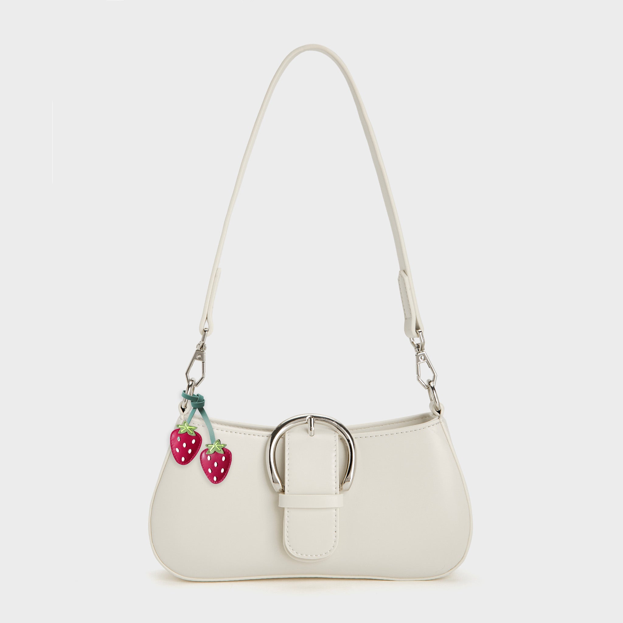 TWIN STRAWBERRY BAG CHARM