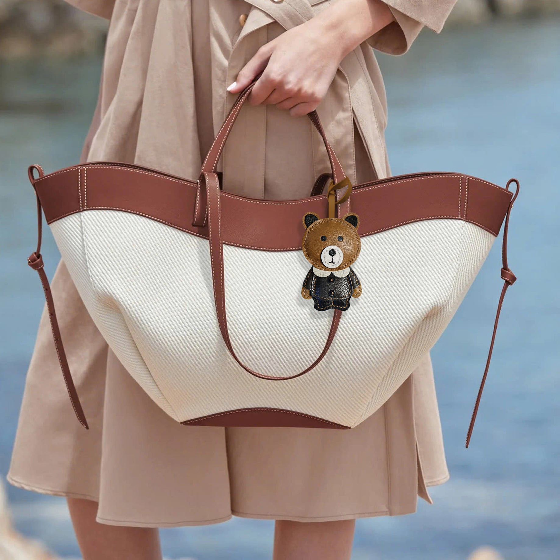 BROWN BEAR BAG CHARM