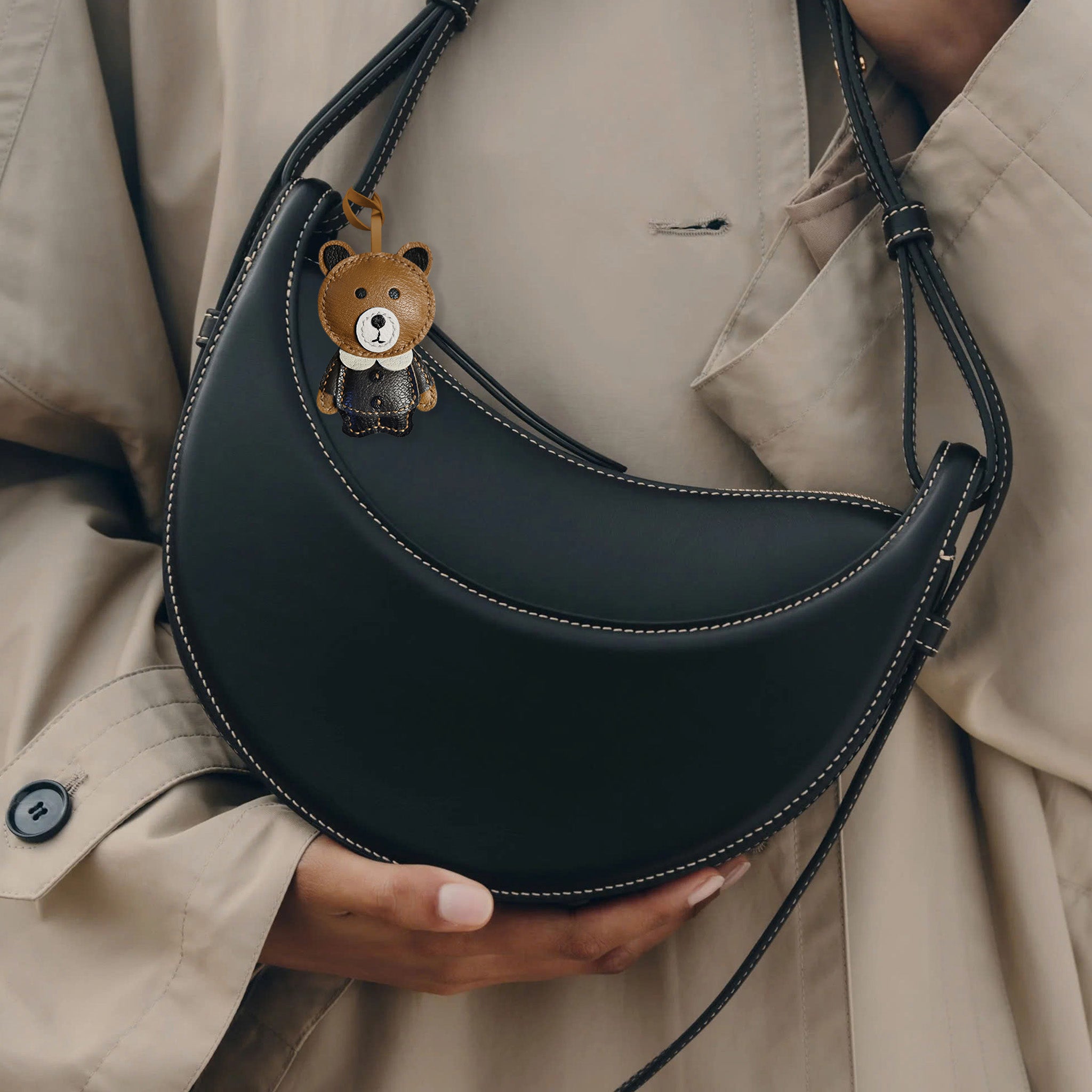 BROWN BEAR BAG CHARM