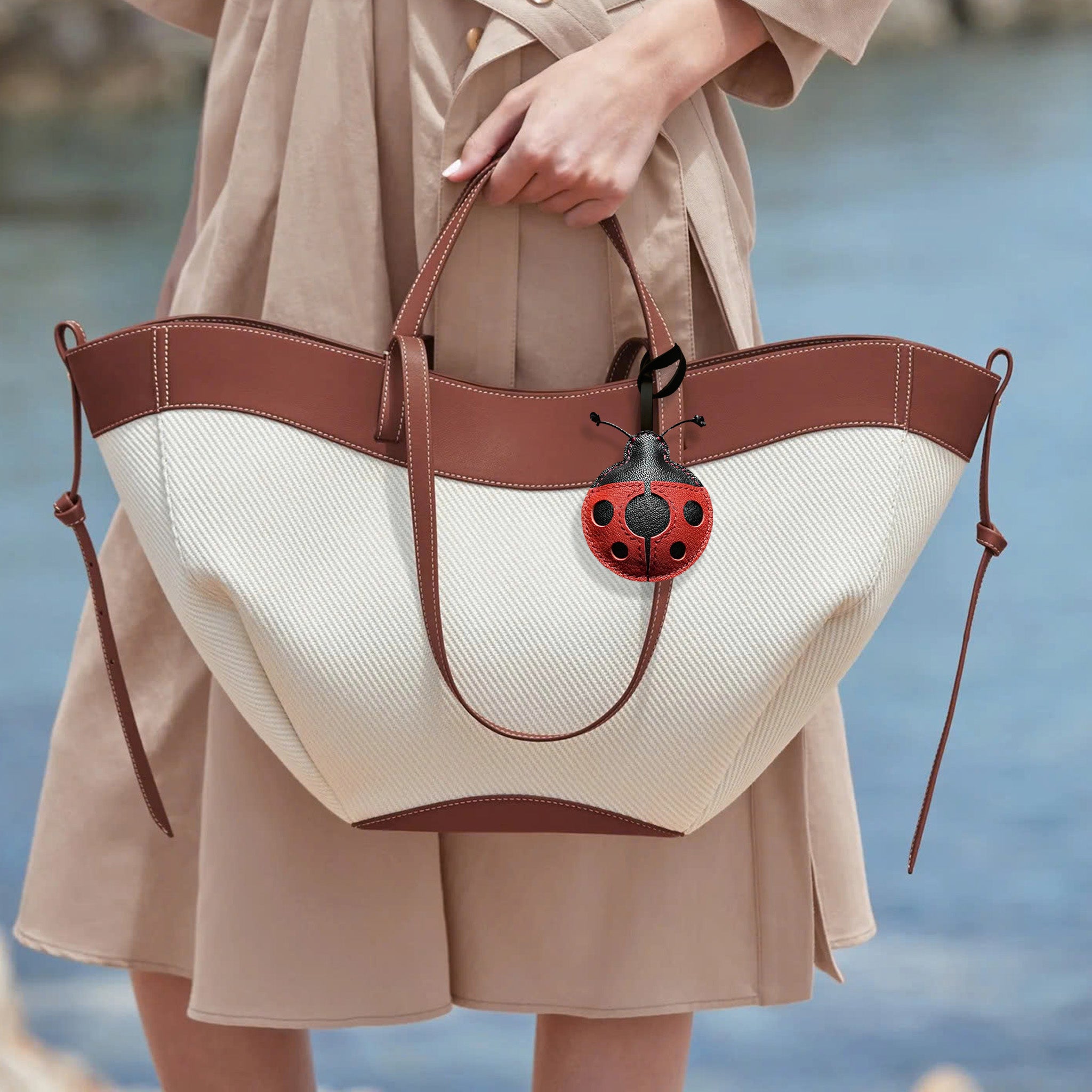 LADY BUG BAG CHARM
