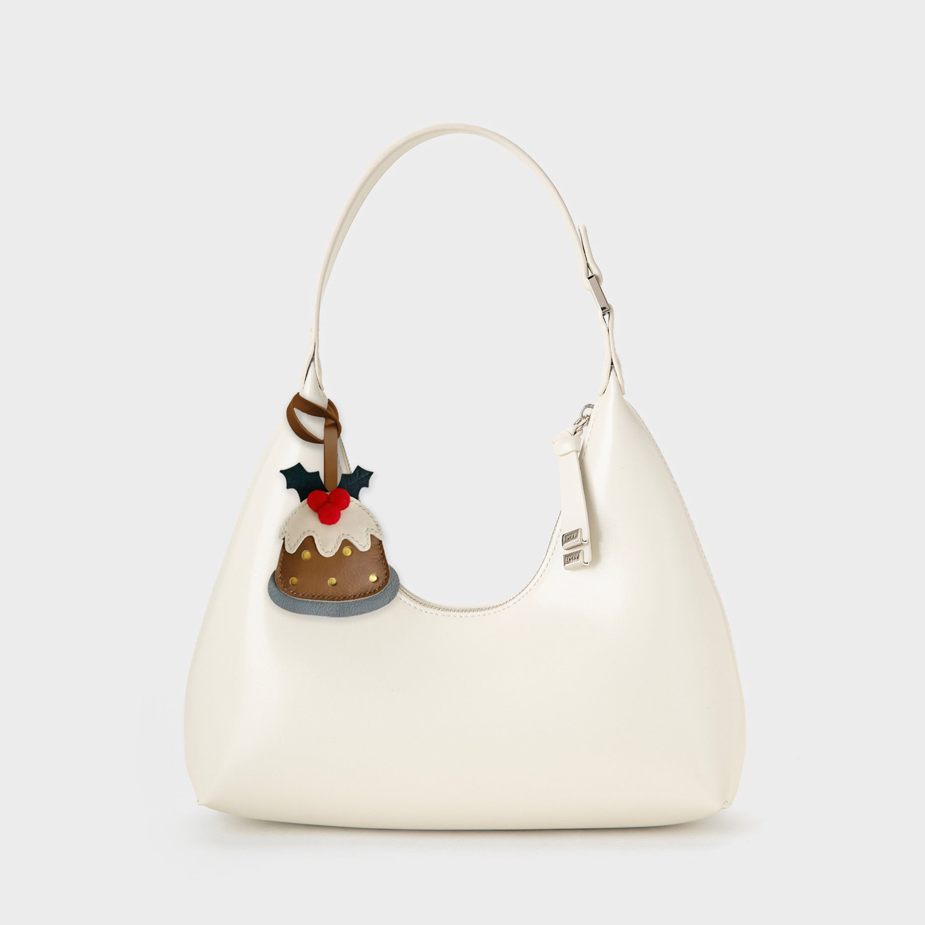 FELT PUDDING BAG CHARM