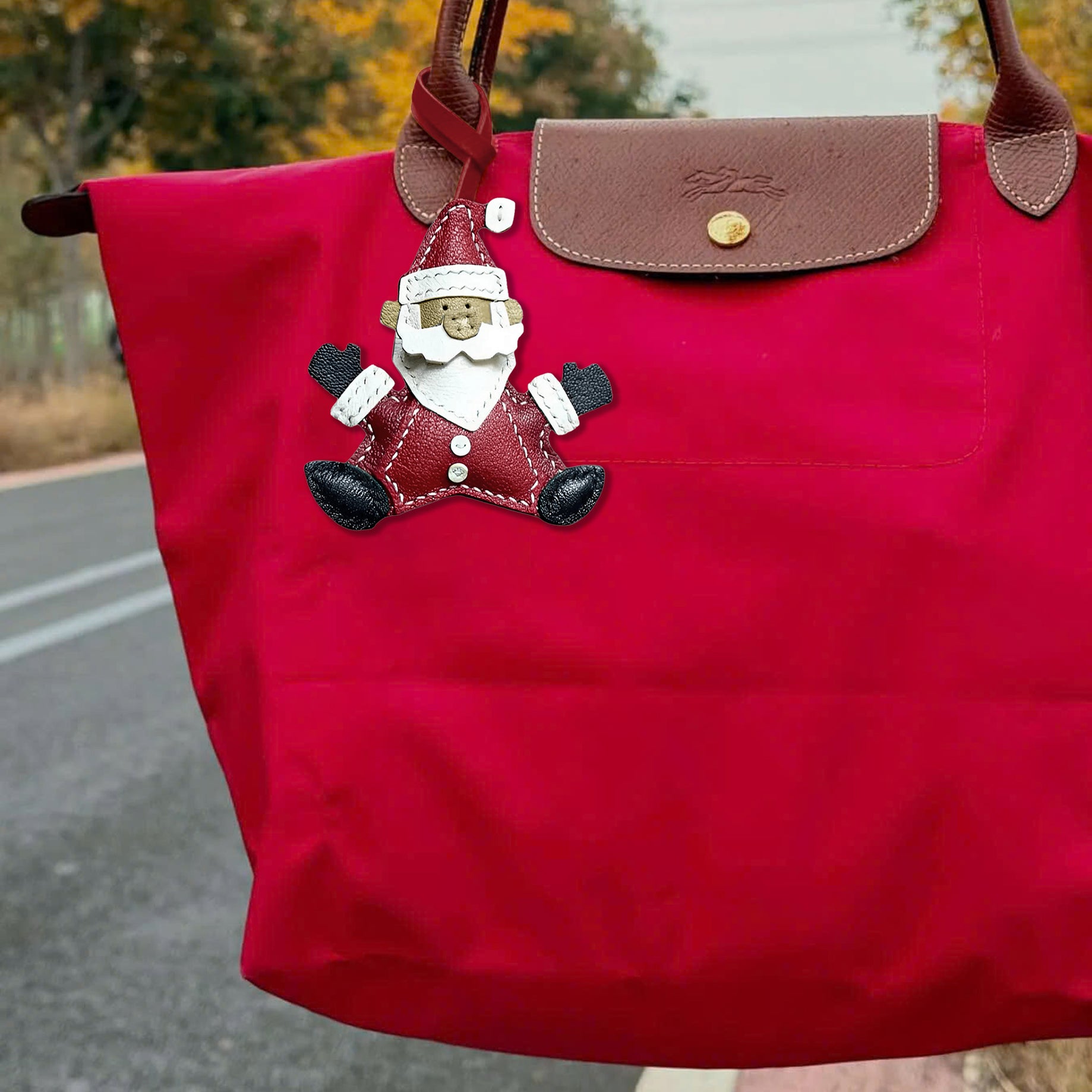 JOLLY SANTA CLAUS BAG CHARM