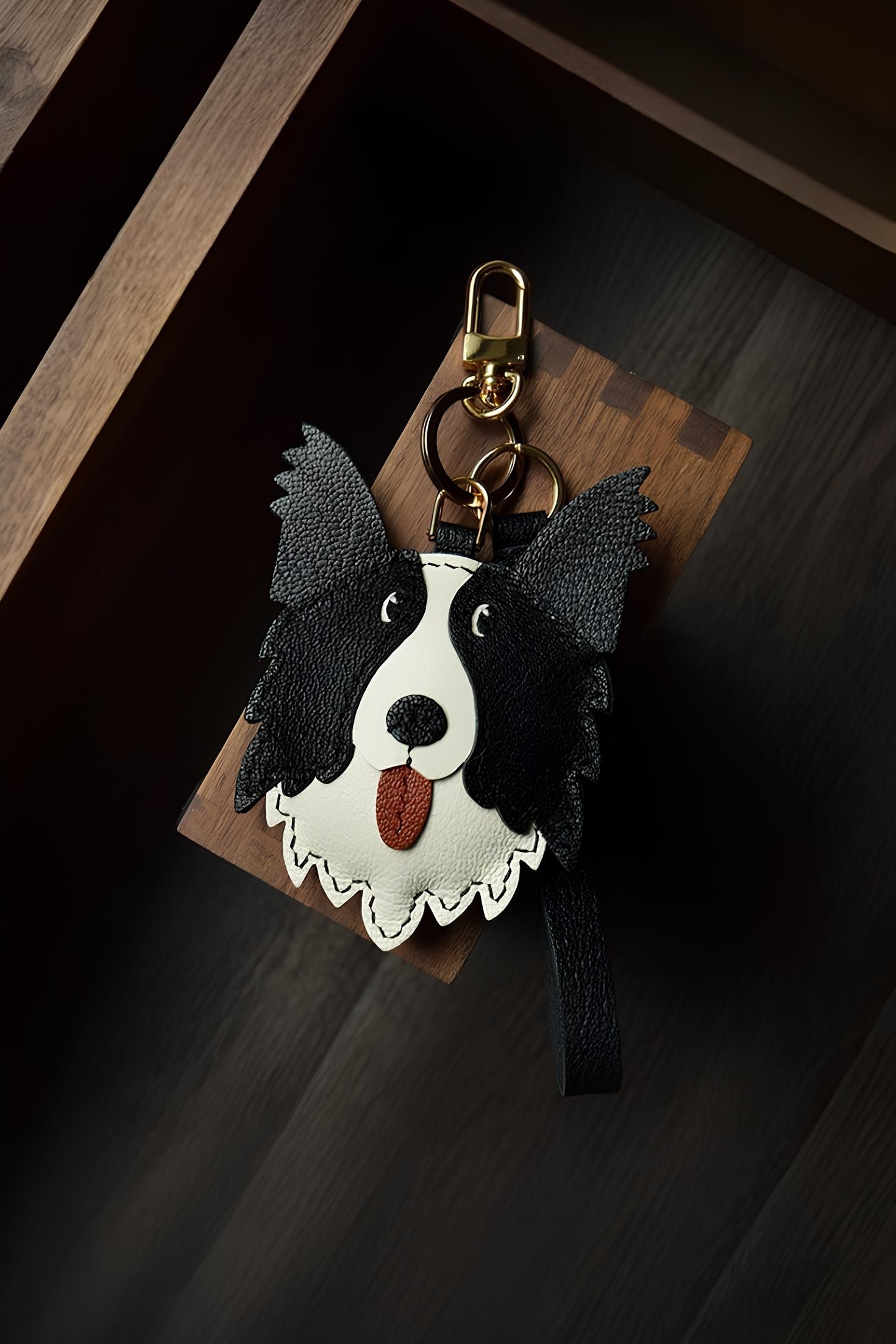 BORDER COLLIE BAG CHARM