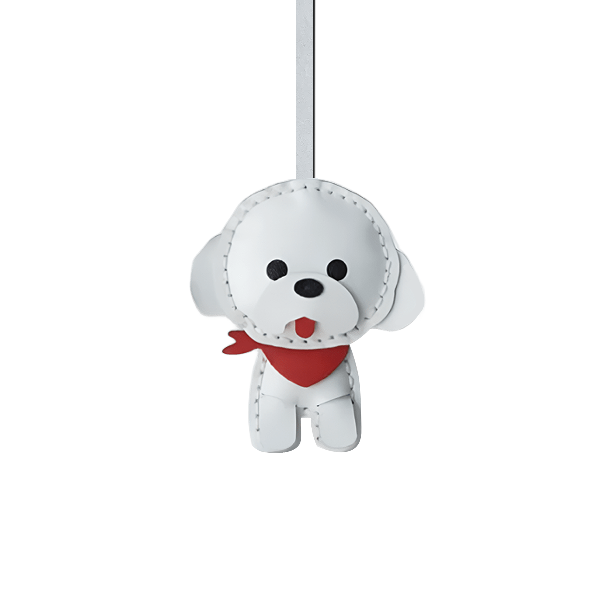 BANDANA POODLE BAG CHARM