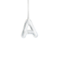 LEATHER INITIALS BAG CHARM