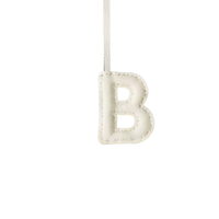 LEATHER INITIALS BAG CHARM