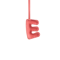 LEATHER INITIALS BAG CHARM