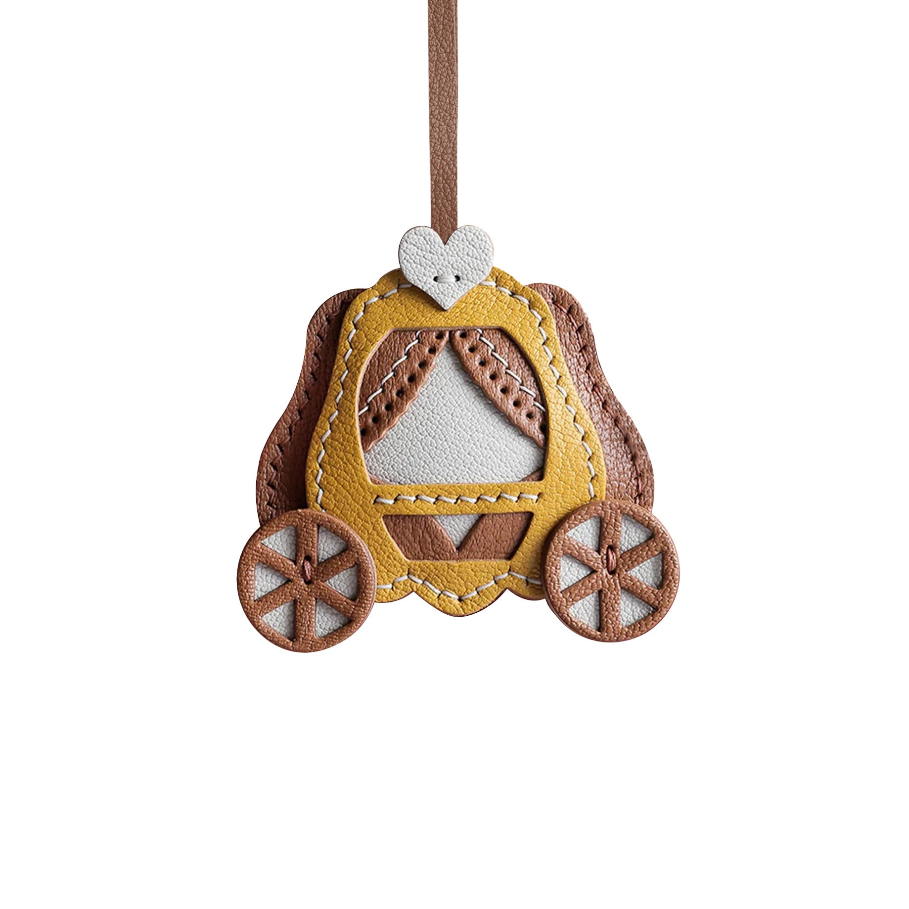 PUMPKIN CARRIAGE BAG CHARM