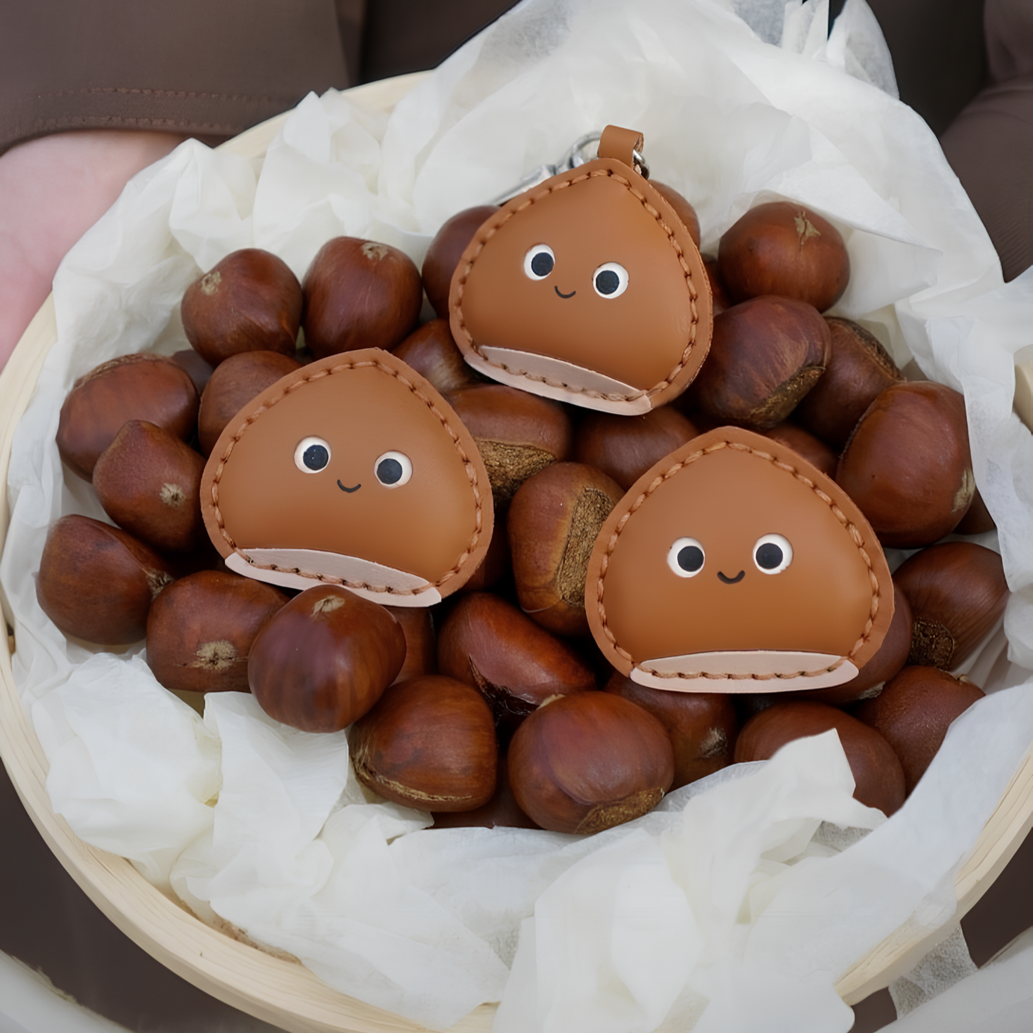 CHESTNUT BAG CHARM