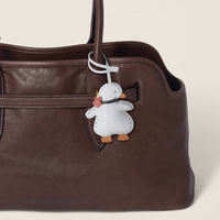 WHITE DUCK BAG CHARM