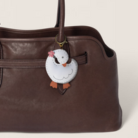 WHITE DUCK BAG CHARM