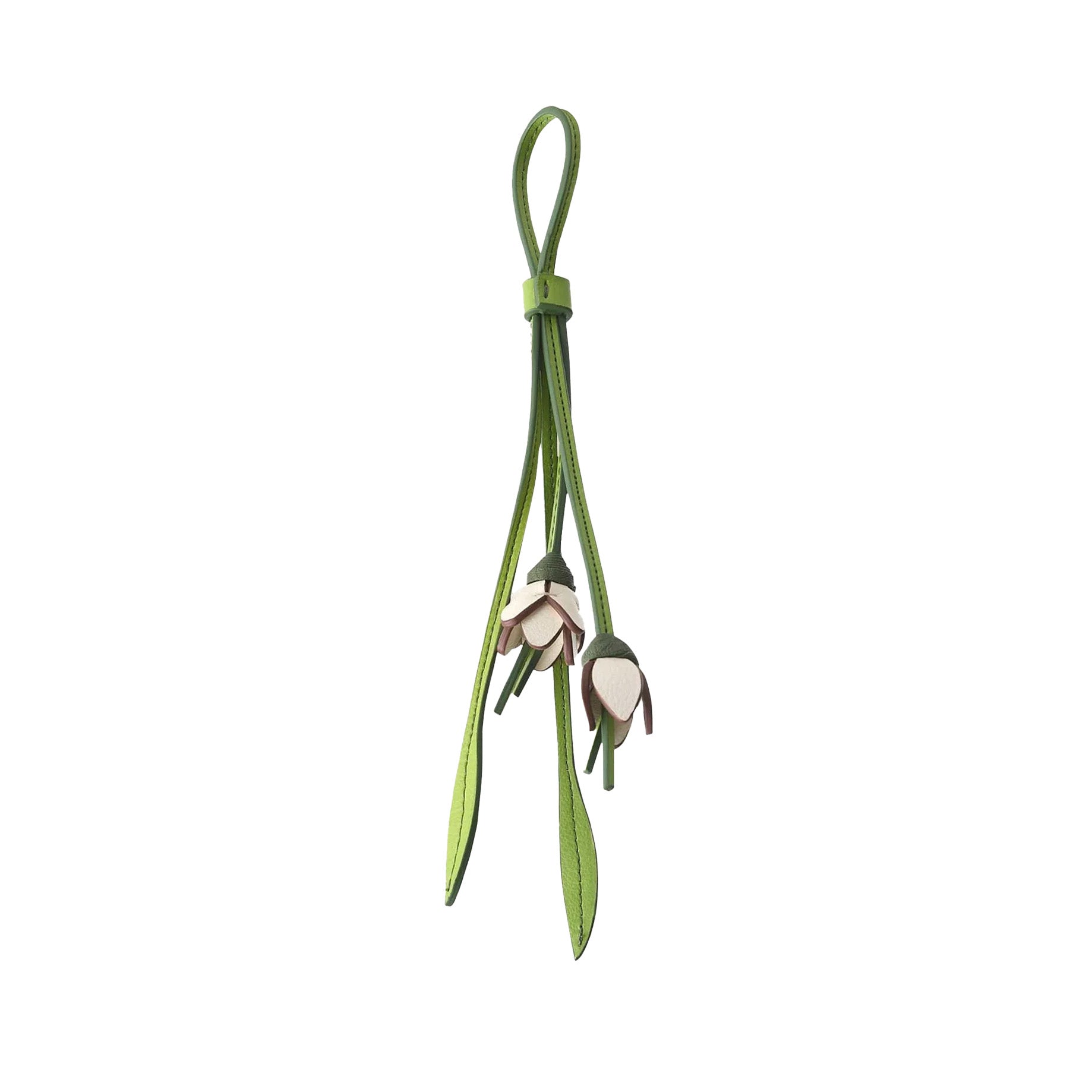 TULIP BAG CHARM - WHITE