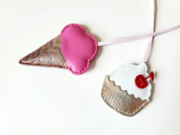 ICE CREAM CUPCAKE BAG CHARM