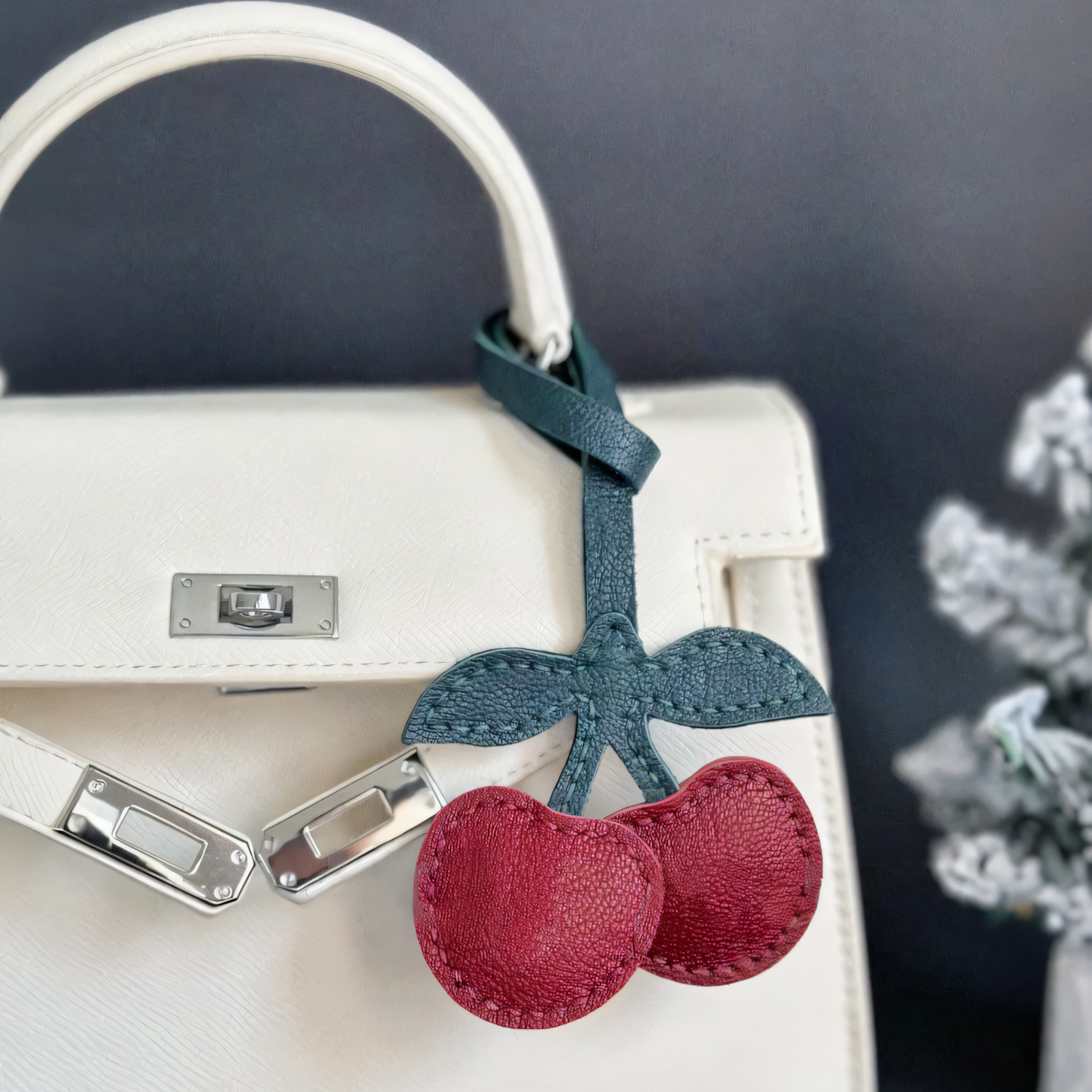 CHERRY BAG CHARM