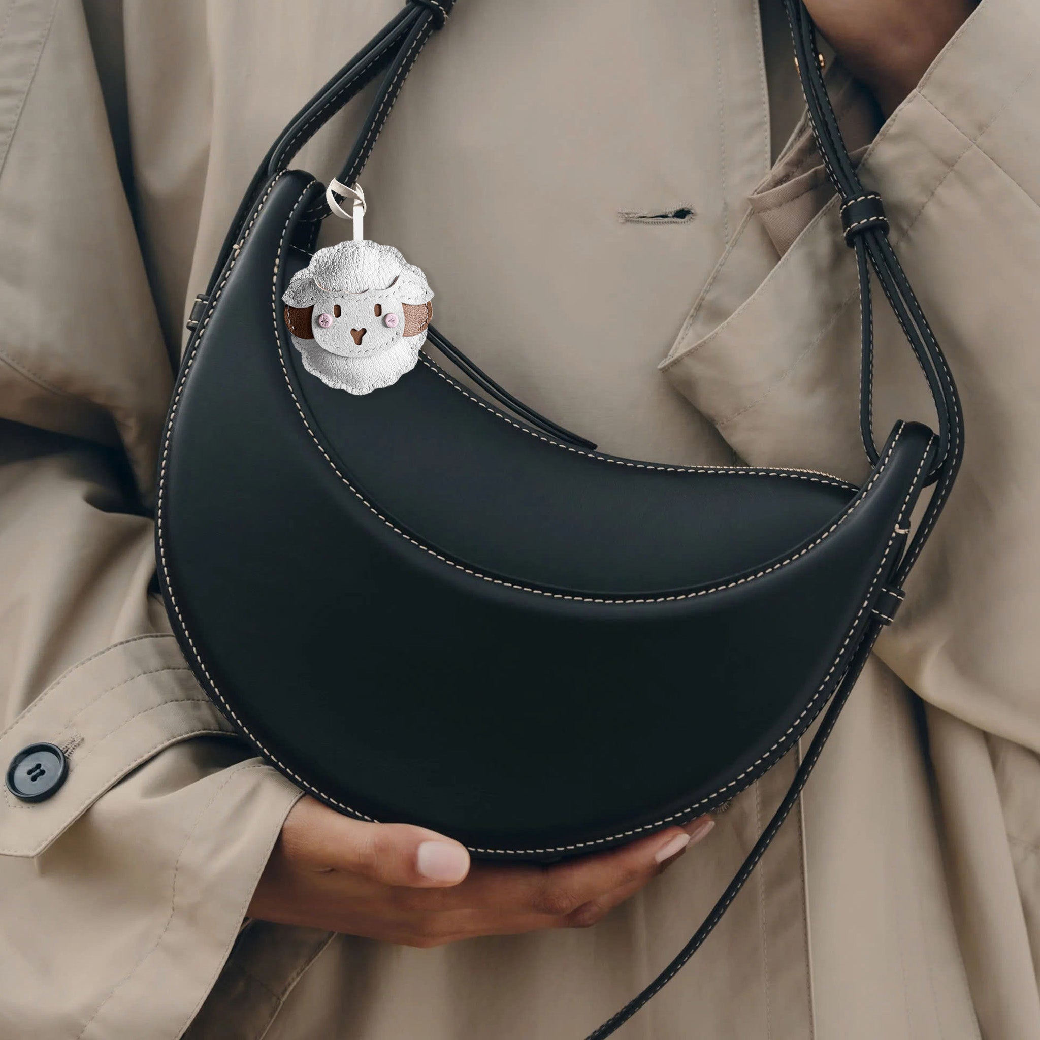 CUTE SHEEP BAG CHARM