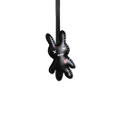BLACK RABBIT BAG CHARM